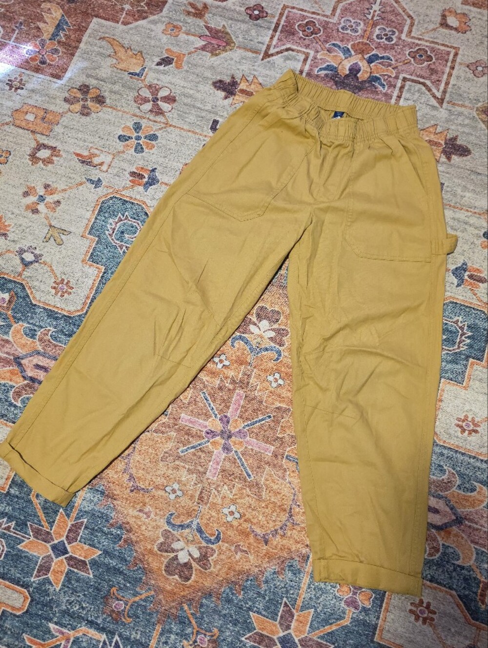 Old Navy Cargo Pants Yellow Size XS